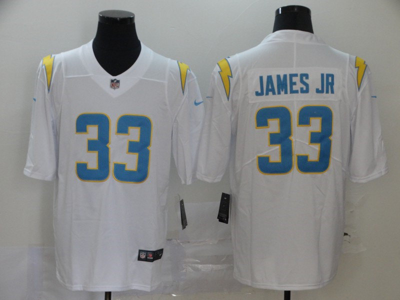 Nike Chargers 33 Derwin James White 2020 New Light Vapor Untouchable Limited Jersey