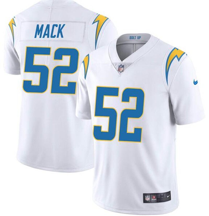 Nike Chargers 52 Khalil Mack White Vapor Limited Jersey