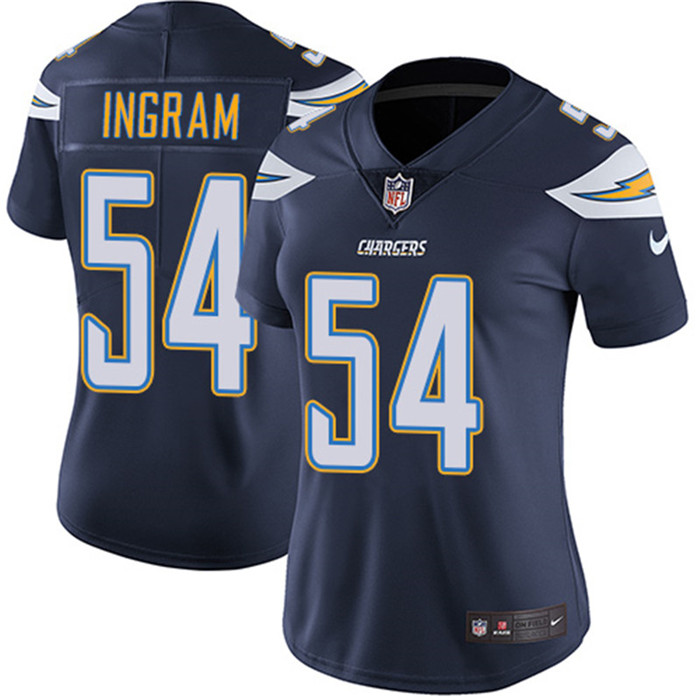  Chargers 54 Melvin Ingram Navy Women Vapor Untouchable Limited Jersey