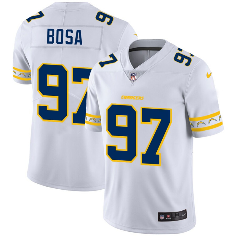 Nike Chargers 97 Joey Bosa White Team Logos Fashion Vapor Limited Jersey