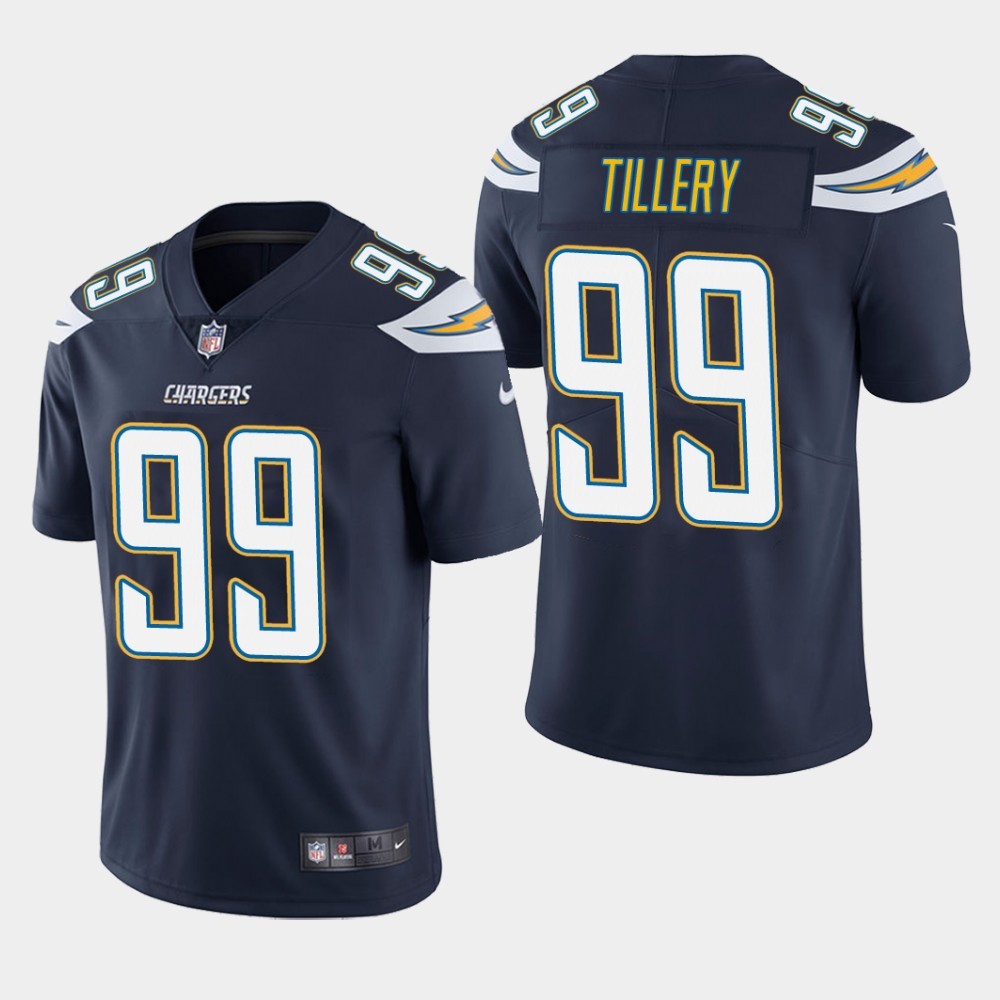 Nike Chargers 99 Jerry Tillery Navy 2019 NFL Draft First Round Pick Vapor Untouchable Limited Jersey