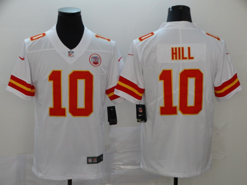  Chiefs 10 Tyreek Hill White Vapor Untouchable Player Limited Jersey