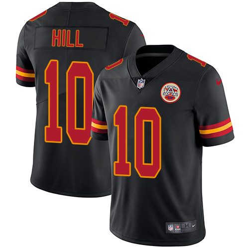  Chiefs 10 Tyreek Hillt Black Vapor Untouchable Limited Jersey