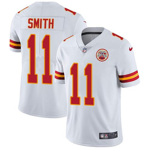  Chiefs 11 Alex Smith White Vapor Untouchable Player Limited Jersey