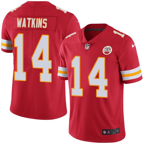  Chiefs 14 Sammy Watkins Red Vapor Untouchable Limited Jersey