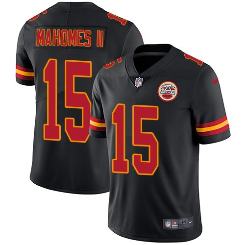  Chiefs 15 Patrick Mahomes II Black Vapor Untouchable Limited Jersey