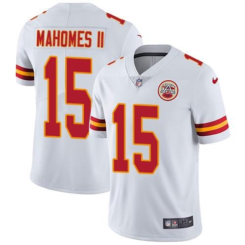  Chiefs 15 Patrick Mahomes II White Vapor Untouchable Limited Jersey