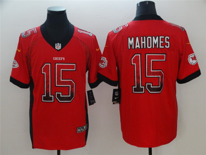  Chiefs 15 Patrick Mahomes Red Drift Fashion Limited Jersey