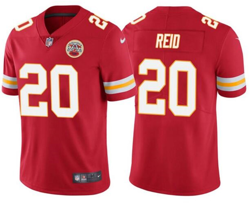 Nike Chiefs 20 Justin Reid Red Vapor Limited Jersey