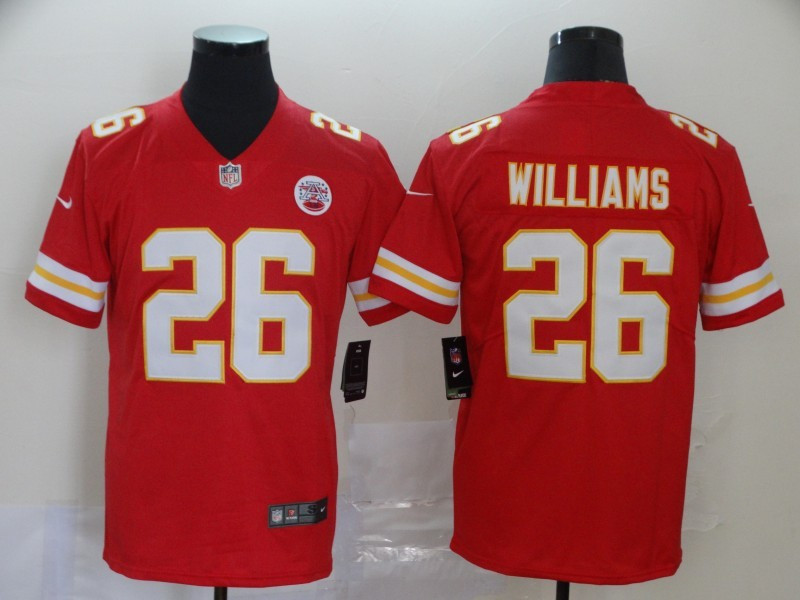 Nike Chiefs 26 Damien Williams Red Vapor Untouchable Limited Jersey