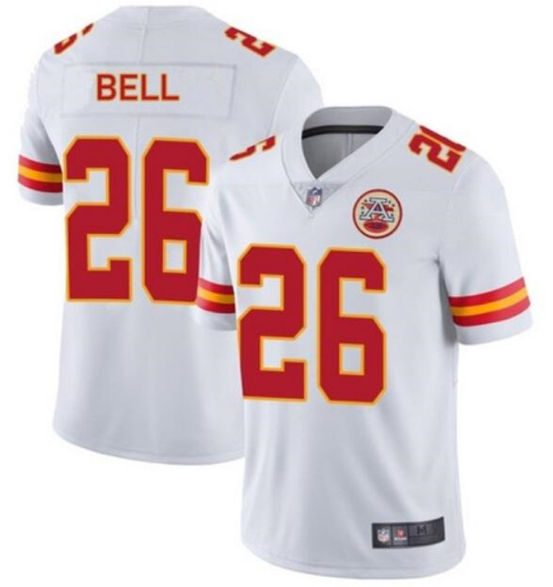 Nike Chiefs 26 Le'Veon Bell White Vapor Untouchable Limited Jersey