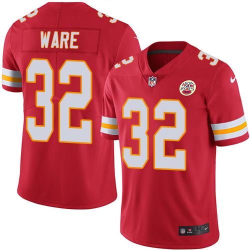 Chiefs 32 Spencer Ware Red Vapor Untouchable Limited Jersey