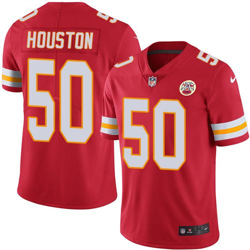  Chiefs 50 Justin Houston Red Vapor Untouchable Player Limited Jersey