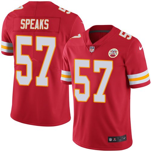  Chiefs 57 Breeland Speaks Red Vapor Untouchable Limited Jersey