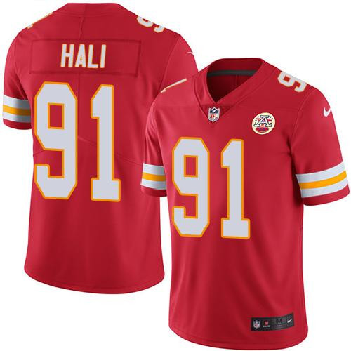  Chiefs 91 Tamba Hali Red Vapor Untouchable Player Limited Jersey