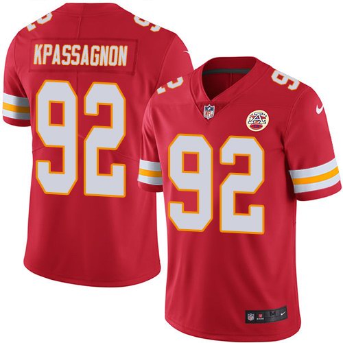  Chiefs 92 Tanoh Kpassagnon Red Vapor Untouchable Limited Jersey