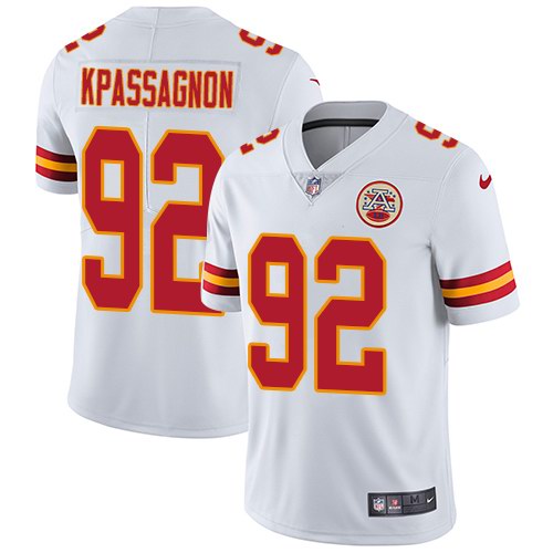  Chiefs 92 Tanoh Kpassagnon White Vapor Untouchable Limited Jersey