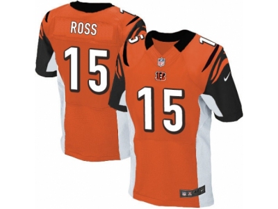  Cincinnati Bengals 15 John Ross Elite Orange Alternate NFL Jersey