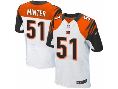  Cincinnati Bengals 51 Kevin Minter Elite White NFL Jersey