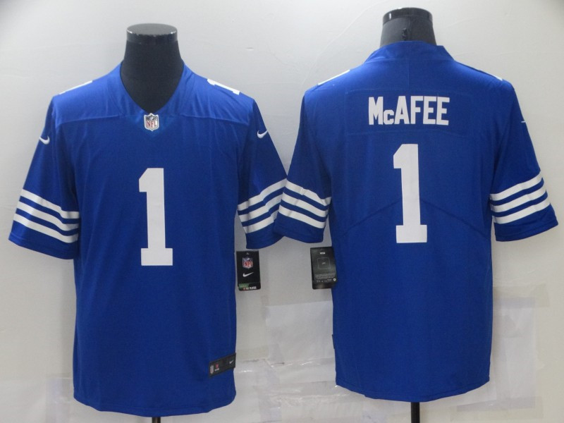 Nike Colts 1 Pat McAfee Royal Vapor Untouchable Limited Jersey