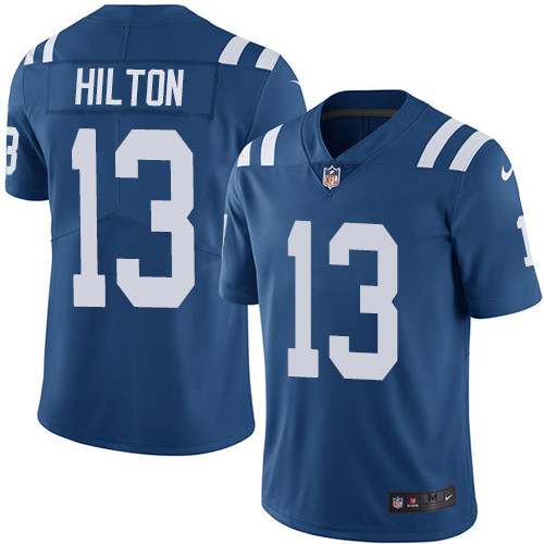 Colts 13 T.Y. Hilton Blue Vapor Untouchable Player Limited Jersey