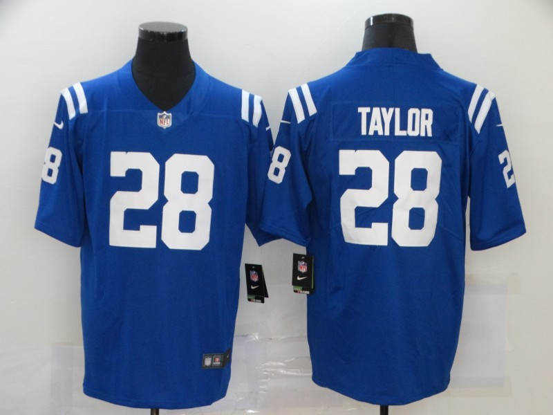 Nike Colts 18 Jonathan Taylor Blue Vapor Untouchable Limited Jersey