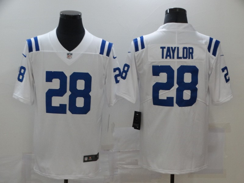 Nike Colts 18 Jonathan Taylor White Vapor Untouchable Limited Jersey