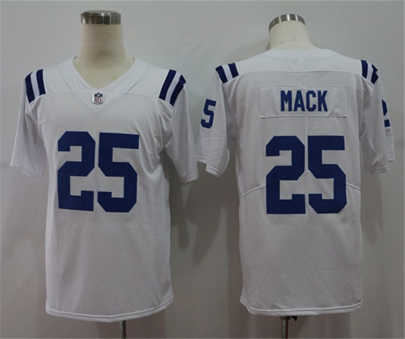 Nike Colts 25 Marlon Mack White Vapor Untouchable Limited Jersey