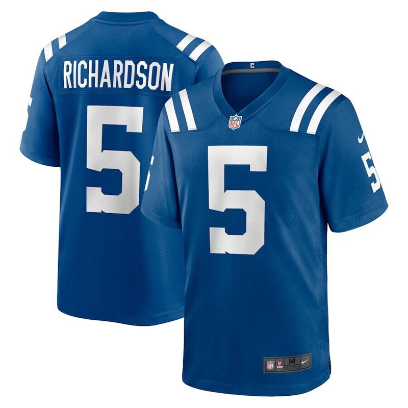 Nike Colts 5 Anthony Richardson Royal 2023 NFL Draft Color Rush Limited Jersey