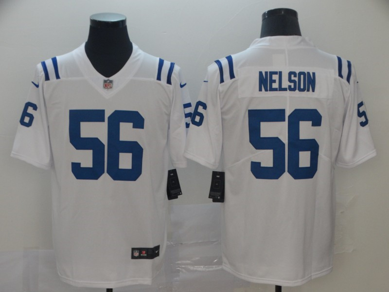 Nike Colts 56 Quenton Nelson White Vapor Untouchable Limited Jersey