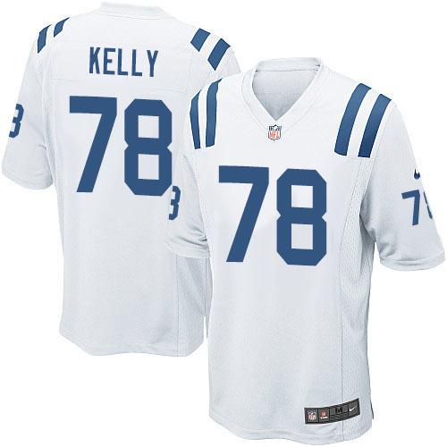  Colts 78 Ryan Kelly White Youth Stitched NFL Elite Jersey