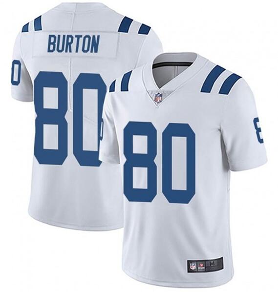 Nike Colts 80 Trey Burton White Vapor Untouchable Limited Jersey