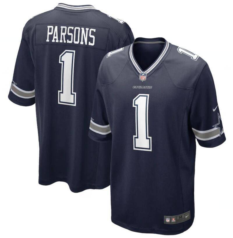 Nike Cowboys 1 Micah Parsons Navy 2021 NFL Draft Vapor Untouchable Limited Jersey