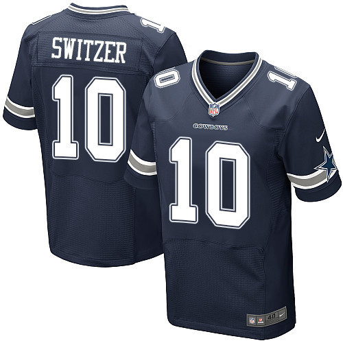  Cowboys 10 Ryan Switze Navy Elite Jersey