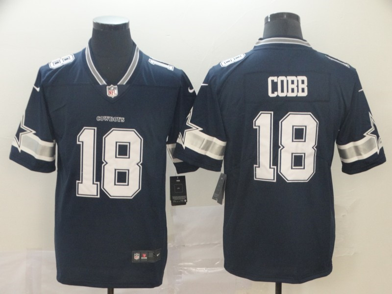 Nike Cowboys 18 Randall Cobb Navy Vapor Untouchable Limited Jersey