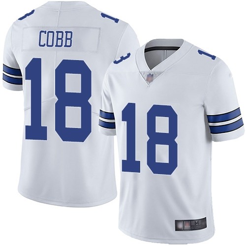 Nike Cowboys 18 Randall Cobb White Vapor Untouchable Limited Jersey