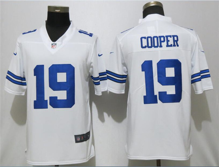  Cowboys 19 Amari Cooper White Vapor Untouchable Limited Jersey