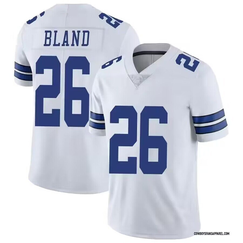 Nike Cowboys 26 DaRon Bland White Thanksgiving Vapor Limited Jersey