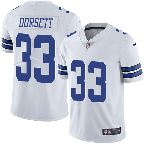  Cowboys 33 Tony Dorsett White Vapor Untouchable Player Limited Jersey