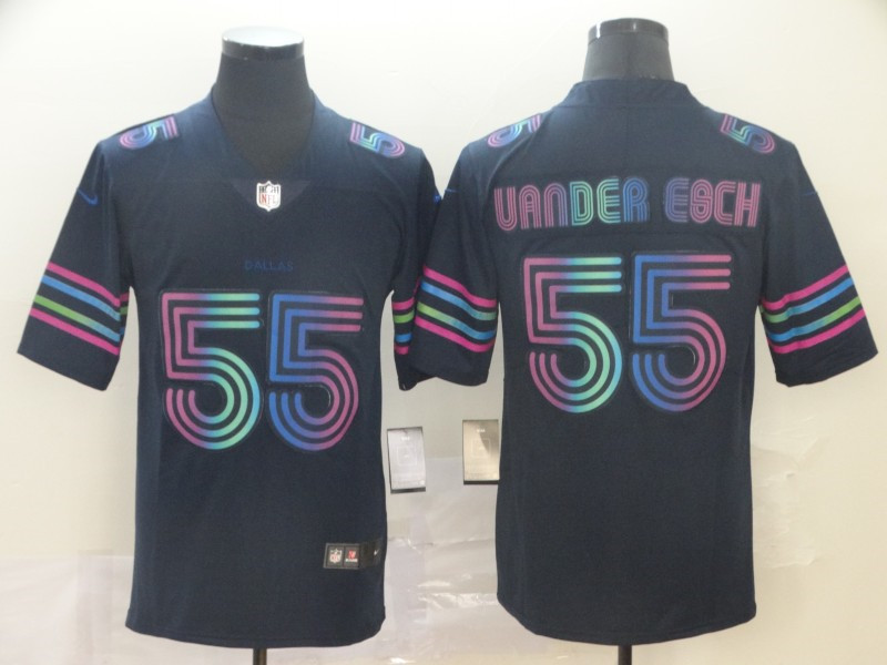 Nike Cowboys 55 Leighton Vander Esch Navy City Edition Vapor Untouchable Limited Jersey