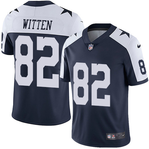  Cowboys 82 Jason Witten Navy Throwback Vapor Untouchable Player Limited Jersey