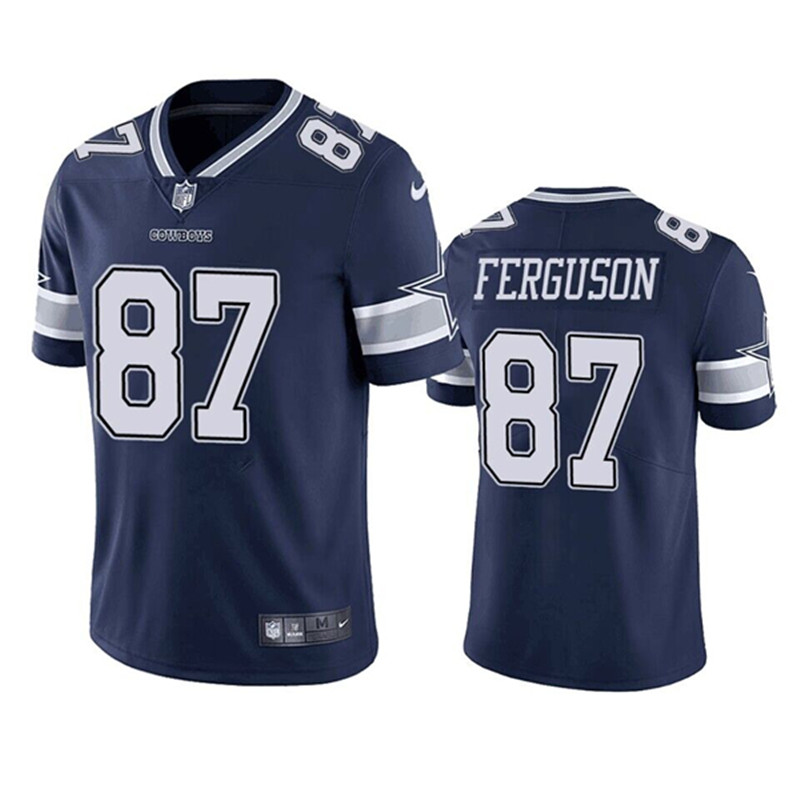 Nike Cowboys 87 Jake Ferguson Navy Vapor Untouchable Limited Jersey