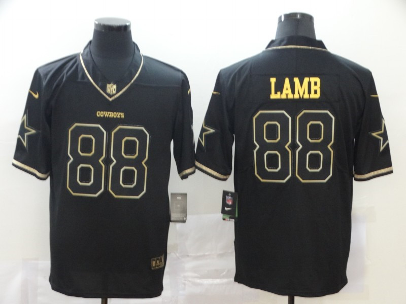Nike Cowboys 88 Ceedee Lamb Black Gold Vapor Untouchable Limited Jersey