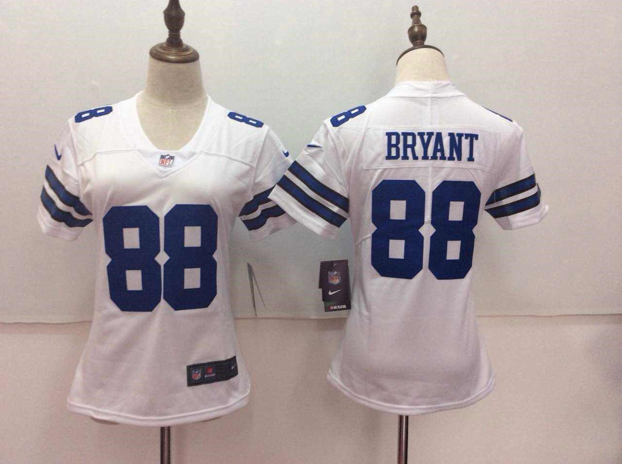  Cowboys 88 Dez Bryant White Women Vapor Untouchable Player Limited Jersey