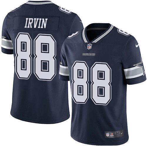  Cowboys 88 Michael Irvin Navy Vapor Untouchable Player Limited Jersey