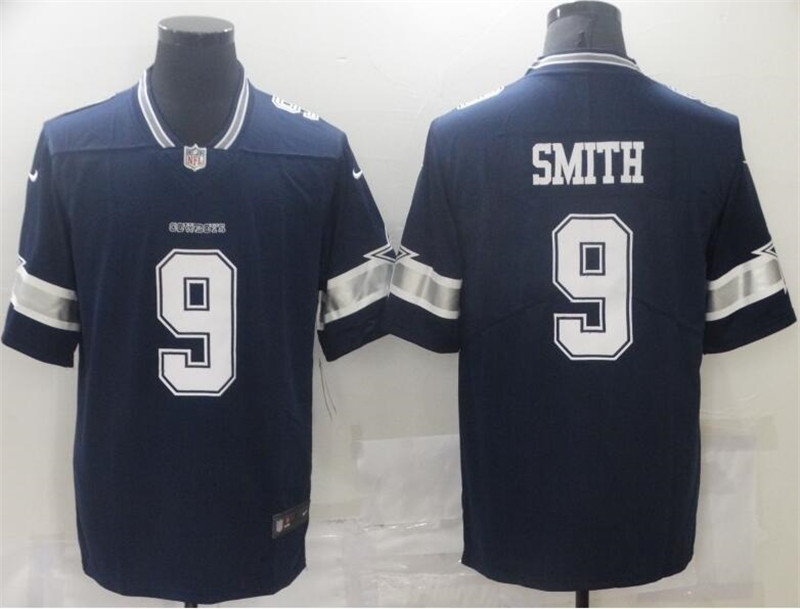 Nike Cowboys 9 Jaylon Smith Navy Vapor Untouchable Limited Jersey