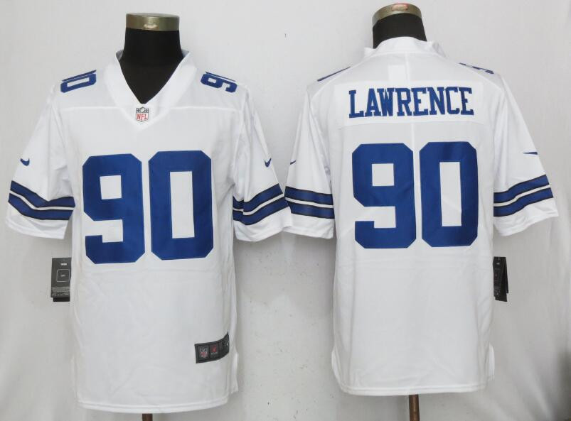  Cowboys 90 DeMarcus Lawrence White Vapor Untouchable Player Limited Jersey