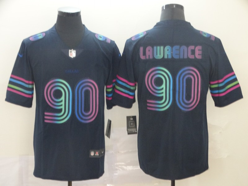 Nike Cowboys 90 Demarcus Lawrence Navy City Edition Vapor Untouchable Limited Jersey