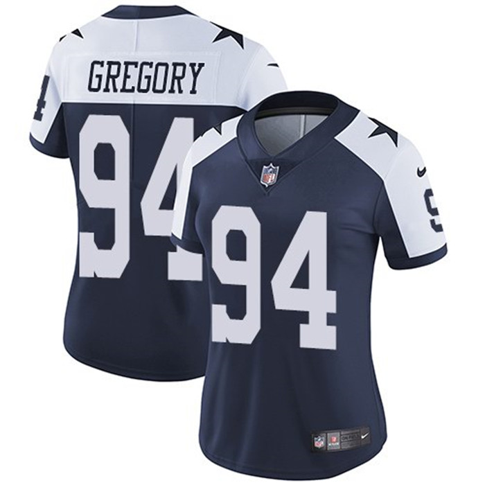  Cowboys 94 Randy Gregory Navy Alternate Women Vapor Untouchable Limited Jersey