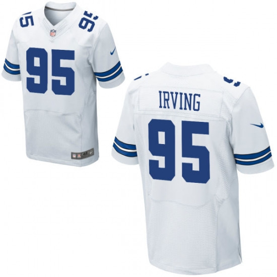  Cowboys 95 David Irving White Elite Jersey